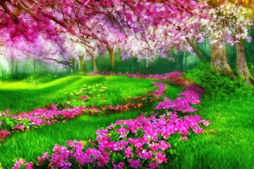 Fototapeta premium Spring background