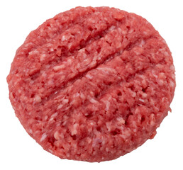 Raw fresh beef burgers for hamburger