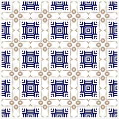 Obraz na płótnie Canvas Seamless vector background with repeat pattern.Abstract ethnic rug ornamental seamless pattern.Perfect for fashion, textile design, cute themed fabric, on wall paper, wrapping paper and home decor.