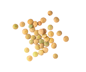  lentils on isolated on transparent png