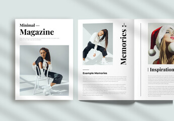 Minimal Magazin Layout