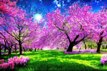Fototapeta premium Spring background