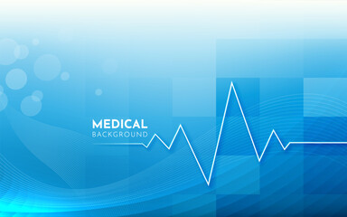 Modern medical healty background vector. Abstract medical design background vector