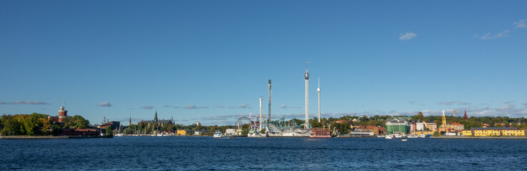 Fototapeta na wymiar City view of Stockholm, capital of Sweden