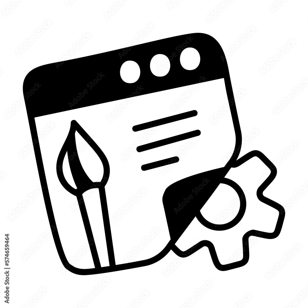 Poster web page design