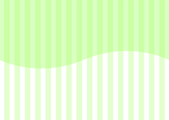 背景　ストライプ　二色　波線　緑
