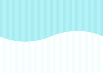 背景　ストライプ　二色　波線　青