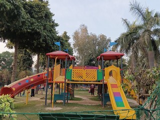 Fototapeta na wymiar playground in the park