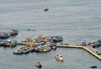 
Port Pattaya for transport boats and speed boats parking at Pattaya, Thailand
