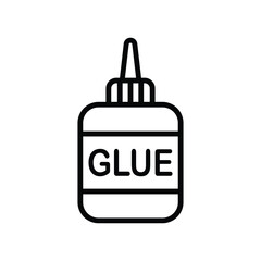 glue icon vector design template in white background