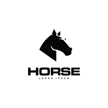 equestrian horse head logo design inspiration