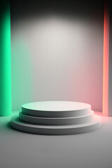 Fototapeta premium A colorful and engaging podium illustration that is sure to impress your audience
