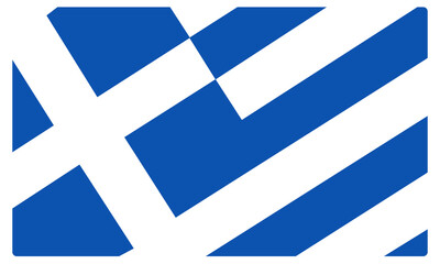 Greece flag design illustration, simple design with elegant concept