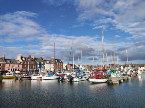 Arbroath Harbour, Angus Scotland