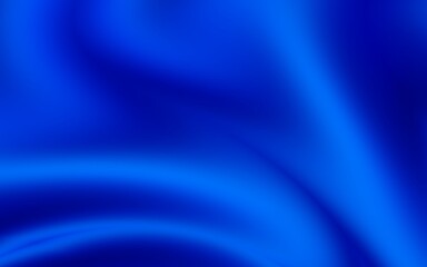 Luxury blue background with silk or wavy fold textures. Smooth silk texture with wrinkles and creases fabric. Elegant wavy draped folds of fabric soft pleats. Illustration background.