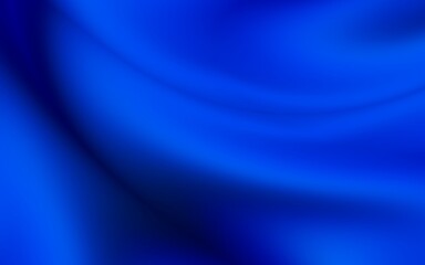 Luxury blue background with silk or wavy fold textures. Smooth silk texture with wrinkles and creases fabric. Elegant wavy draped folds of fabric soft pleats. Illustration background.