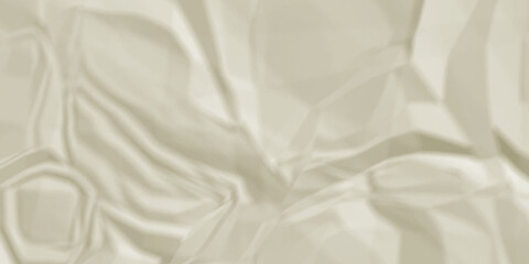 White and brown paper crumpled texture. white fabric textured crumpled white and brown paper background. panorama white paper texture background, crumpled pattern texture backgrund.