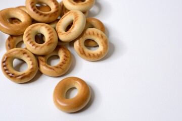 Golden bagels for fragrant tea