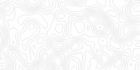 Topographic map. Geographic mountain relief. Abstract lines background. Contour maps. Vector illustration, Topo contour map on white background, Topographic contour lines vector map seamless pattern.