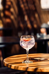 Served cocktails in the bars 