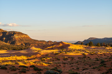 utah state park, coral pink sand dunes