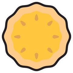 illustration of a pie icon