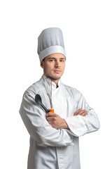 Portrait of a young cook - 574677496