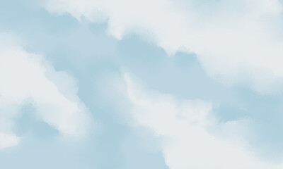 Blue Pastel Background Illustration