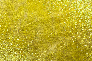 和紙とキラキラ_金色