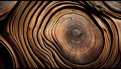 Light Wood Background created with Generative AI Technology	