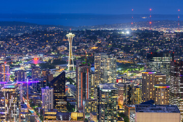 Seattle, Washington, USA Downtown Skyline