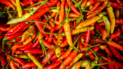 Chili sold in traditional markets