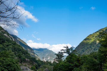 Mountains and forests of Abkhazia.