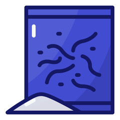 yeast filled outline icon