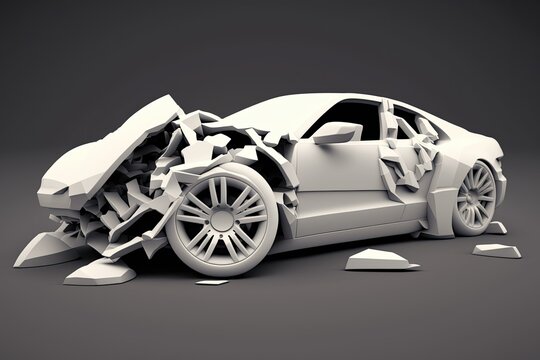 Claims for Damages in a Car Wreck. Generative AI