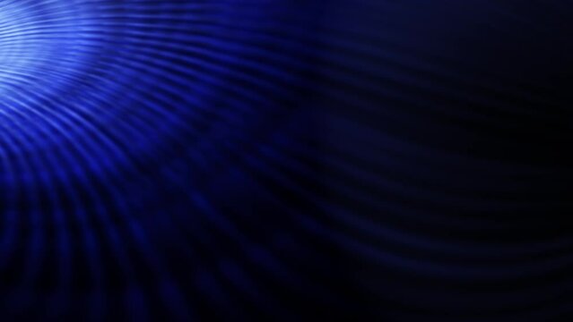 Speaker beat dance effect, blue curved stripes on dark backgroud