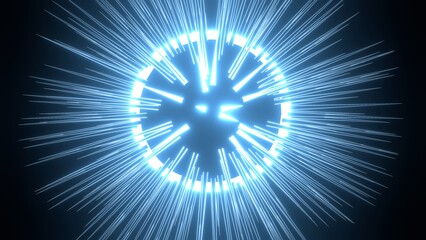 Strahlen, Licht, Internet,  Brennpunkt, glow, Perspektive, Daten, FTTH, hellblau, schwarz