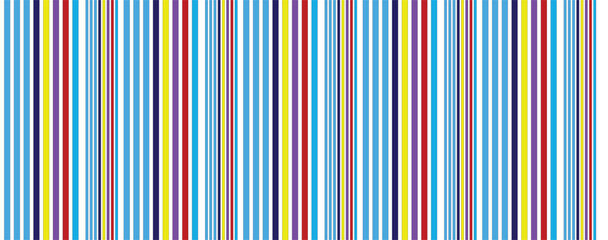 fabric Retro Color style seamless stripes vector pattern	
