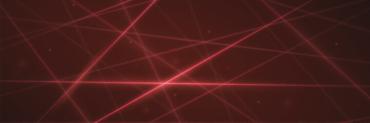 Abstract laser beams of light. Isolated on a black background. Vector illustration eps 10.