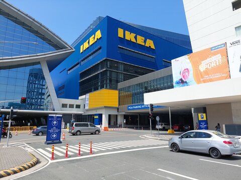 Ikea Facade At SM Mall Of Asia In Pasay, Philippines