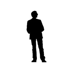 silhouettes of people