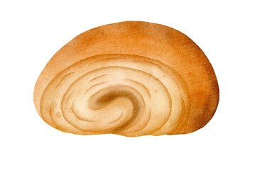 watercolor bread 