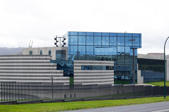 Headquarters of the Inditex fashion textile group in Arteixo, La Coru&ntilde;a on April 9, 2019