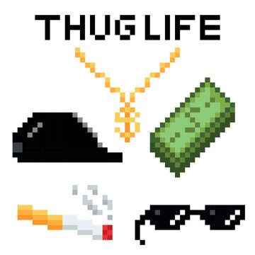 Thug Life Pixel Set