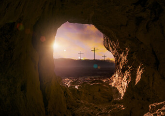 cross against the sky