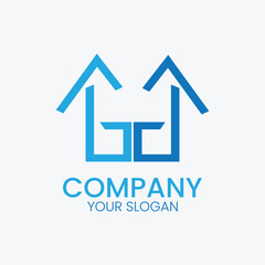 Free vector elegant company logo design