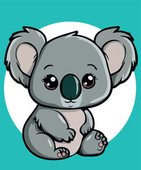 Illustration Baby koala in vector © seb