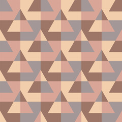 A simple and clear geometric ornament for decorating any surfaces or things. Seamless pattern.