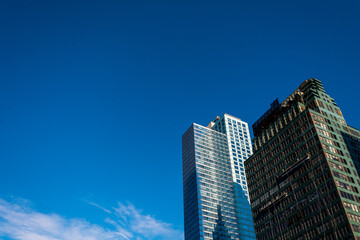 Obraz premium Old and new office building in New York City