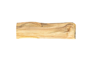Wooden incense sticks Palo Santo, wooden stick isolated from background
